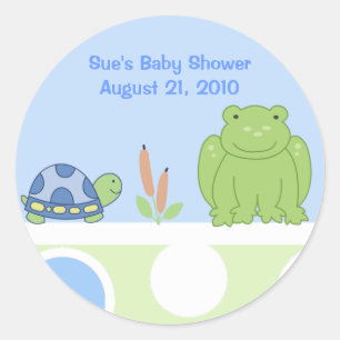 Sticker personnalisé pour la grenouille et la tort