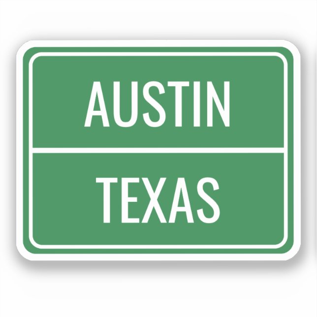 Sticker personnalisé pour les signes de rue verte (Recto)