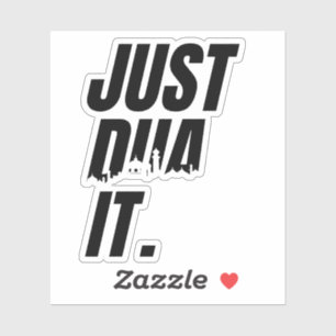 Sticker Personnaliser : Juste Dua Il Prière Islamique Dua