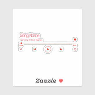 Sticker Personnalisez votre musique préférée