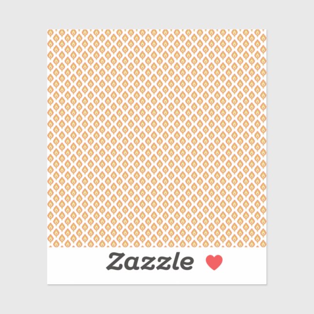 Sticker Personnalisez votre style à l'aide d'un bâton en v (Feuille)