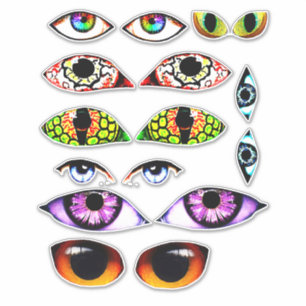 Sticker Personnes déplaisantes Oeil créateur animal