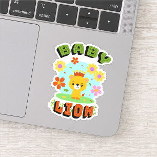 Sticker Petit lion