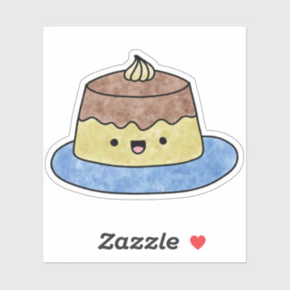 Sticker Petit pudding délicieux