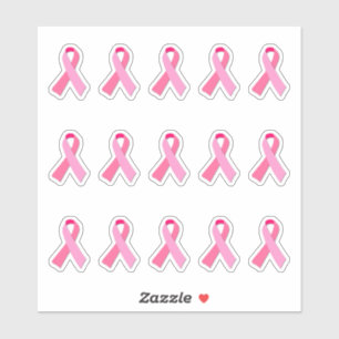 Sticker Petite sensibilisation au cancer du sein Ruban ros