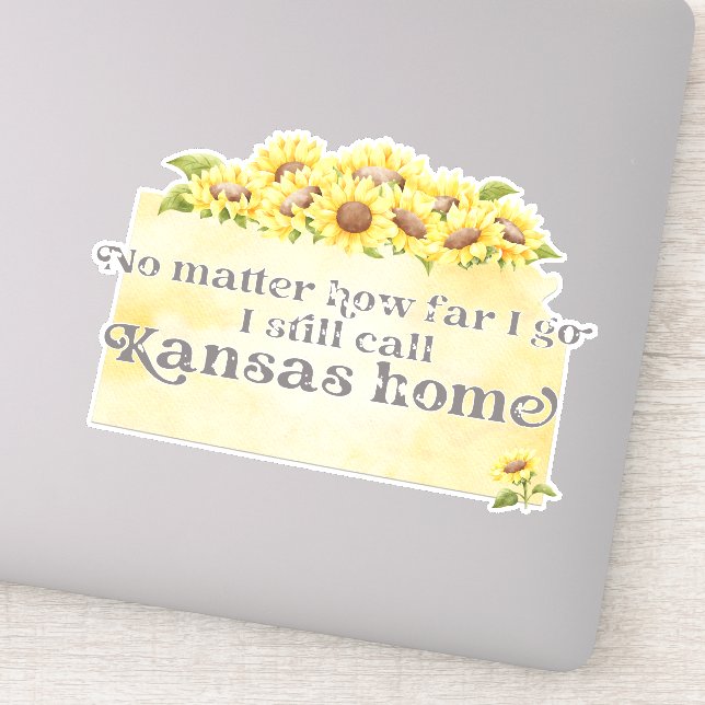 Sticker Peu importe jusqu'où je vais J'appelle toujours Ka (Détail)