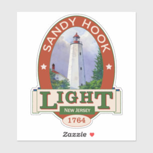 Sticker Phare de Sandy Hook