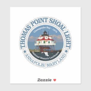Sticker Phare Shoal de Thomas Point