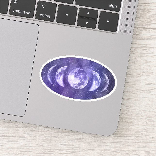 Sticker Phases Lune Boho Lunaire (Détail)