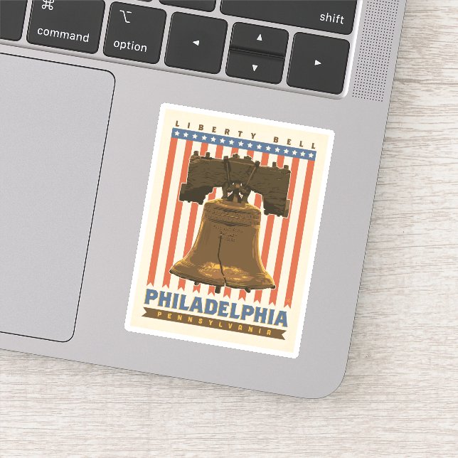 Sticker Philadelphie | Liberty Bell (Détail)