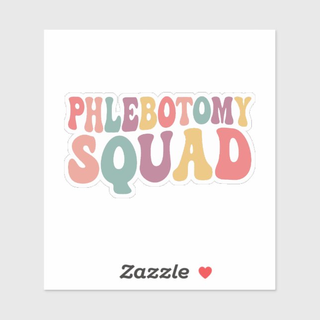 Sticker Phlebotomy Squad (Feuille)