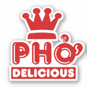 Sticker Pho King Delicious