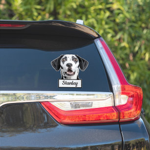 Sticker Photo de compagnie personnalisée Nom personnalis
