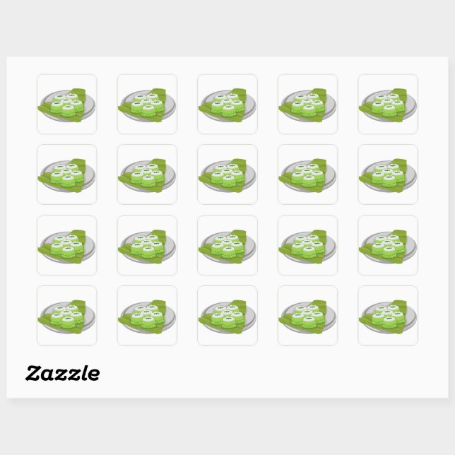 Sticker photo Étiquette alimentaire (Feuille)