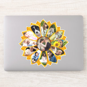 Sticker Photo Family Collage Sunflower 13 Pictures Easy