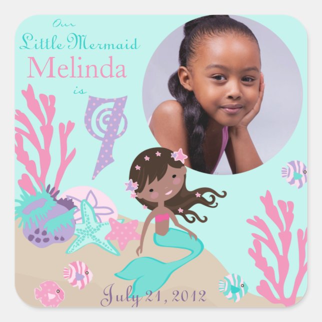 Sticker photo Little Mermaid AA 7 (Devant)