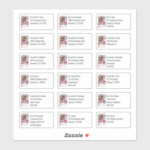 Sticker Photo personnalisée 18 Adresses des noms de destin