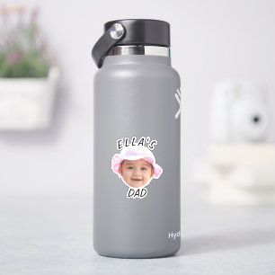 Sticker Photo personnalisée Visage bébé Nouveau père