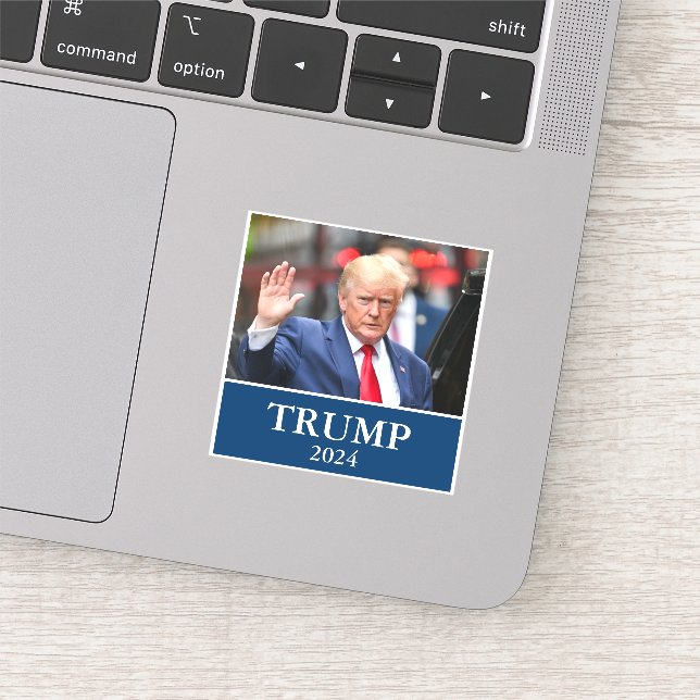 Sticker Photo Trump (Détail)