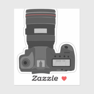 Sticker Photographie de l'appareil photo numérique photo