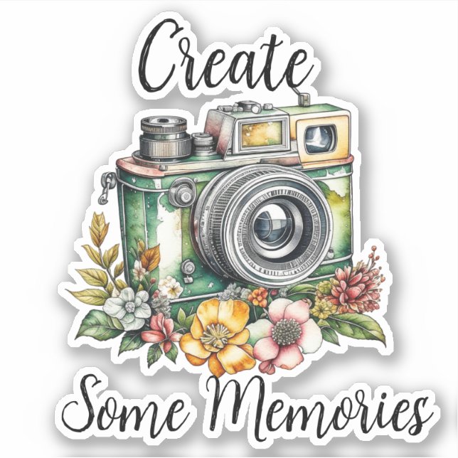 Sticker Photographie Graphiques et Citation | Caméra Vinta (Devant)