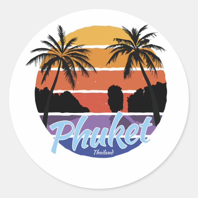 Sticker Phuket, Phuket Thaïlande (Devant)