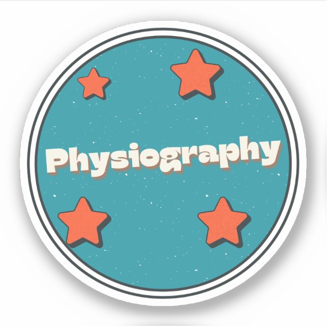 Sticker Physiographie (Devant)