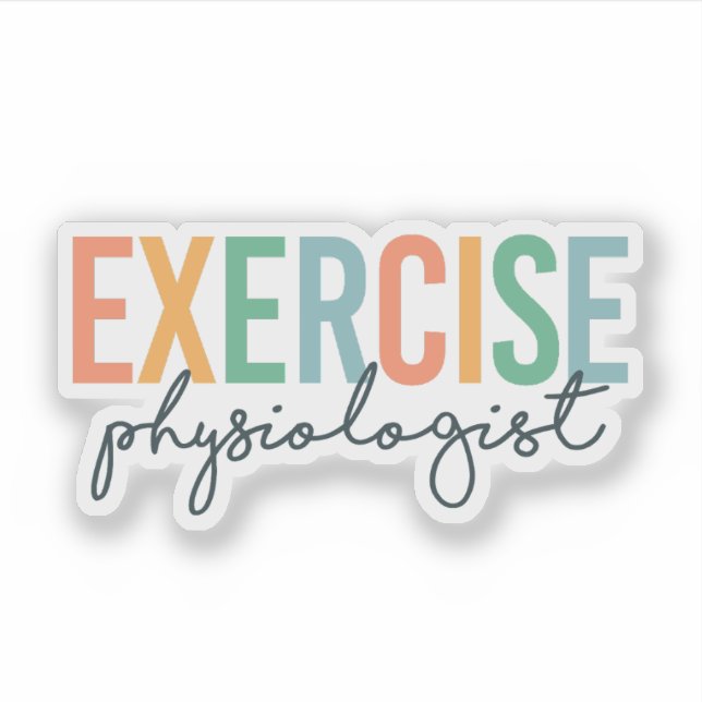 Sticker Physiologiste de l'exercice – Physiologie de l'exe (Devant)
