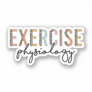 Sticker Physiologiste de l'exercice, physiothérapie