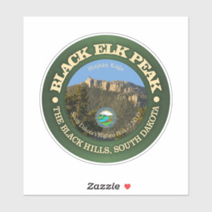 Sticker Pic d'Elk noir