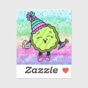 Sticker Pickle d'anniversaire   Casquette d'anniversaire r