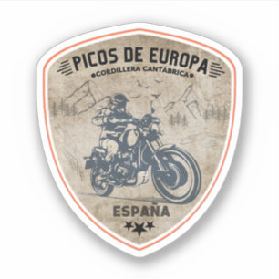 Sticker Picos de Europa chaîne Cantabrique espagnole