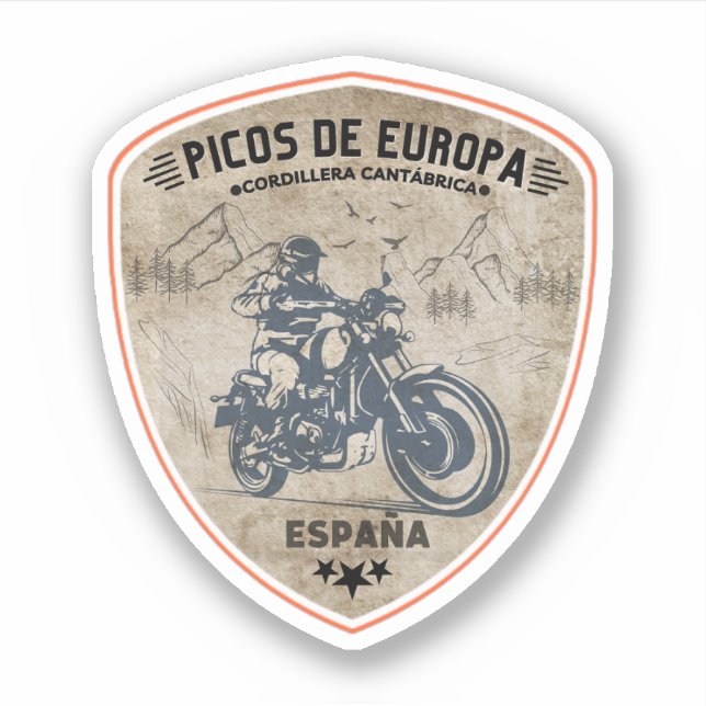 Sticker Picos de Europa Espagne Cantabrique (Devant)