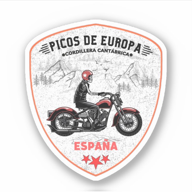 Sticker Picos de Europa Espagne Cantabrique (Devant)