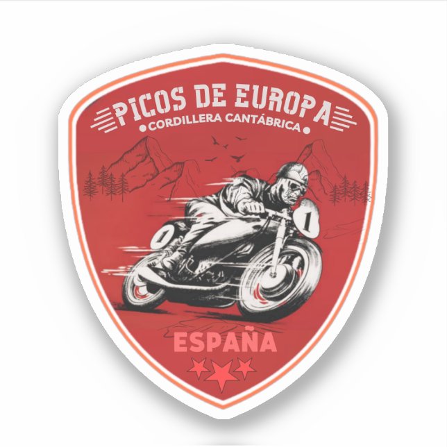 Sticker Picos de Europa Espagne Cantabrique (Devant)