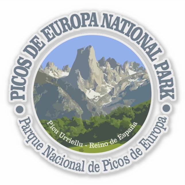 Sticker Picos de Europa NP (Devant)