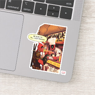 Sticker Piège Deadpool Chimichanga