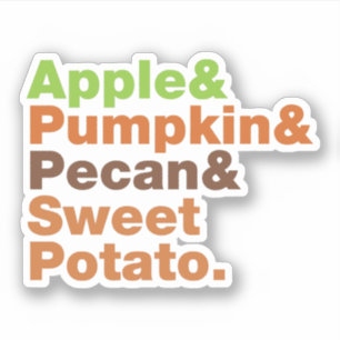 Sticker Pies de vacances ~ Fête Noël Thanksgiving Noël