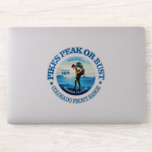 Sticker Pikes Peak (C) (Ordinateur)