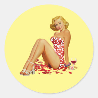 Sticker 'Pin Up Girl' pour votre ordinateur portab