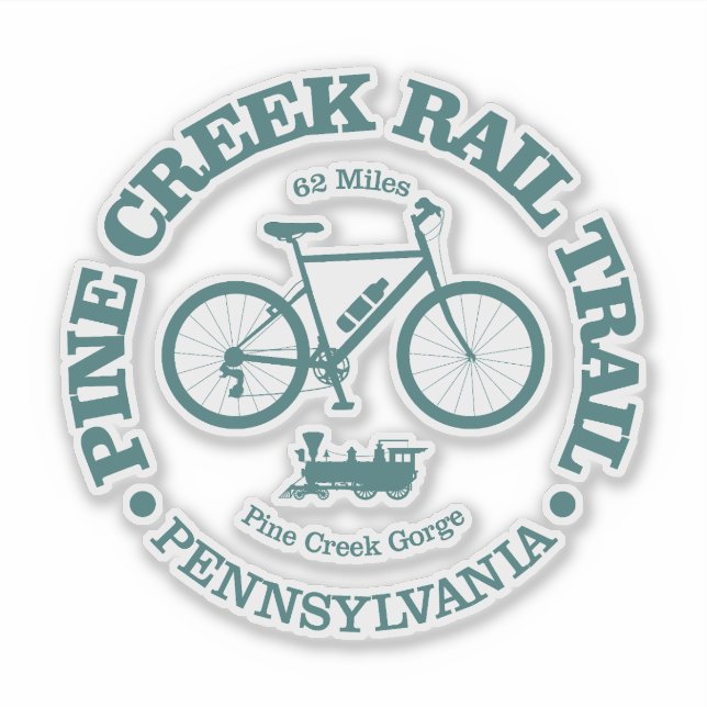 Sticker Pine Creek Rail Trail (cyclisme) (Devant)