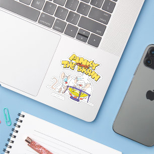 Sticker Pinky et le cerveau Laboratoire