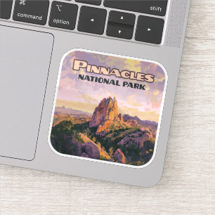 Sticker Pinnacles National Park Buttes Californie