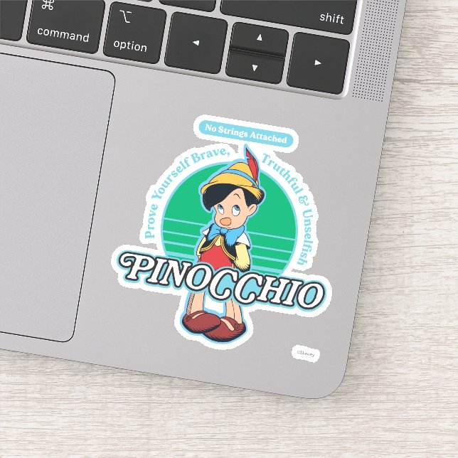 Sticker Pinocchio | Aucune chaîne attachée (Détail)