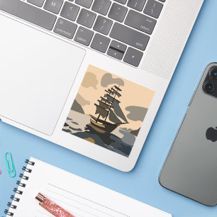 Sticker Pirate Pirate Navire Aventure Pirate