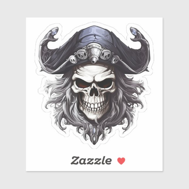 Sticker Pirate's Mark: Bold Sticker Designs (Sheet)