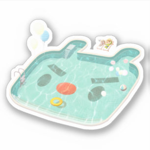 Sticker Piscine