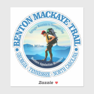 Sticker Piste Benton MacKaye (Hiker C)