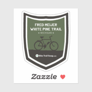 Sticker Piste blanc Fred Meijer