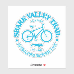 Sticker Piste de la vallée du requin (cyclisme)